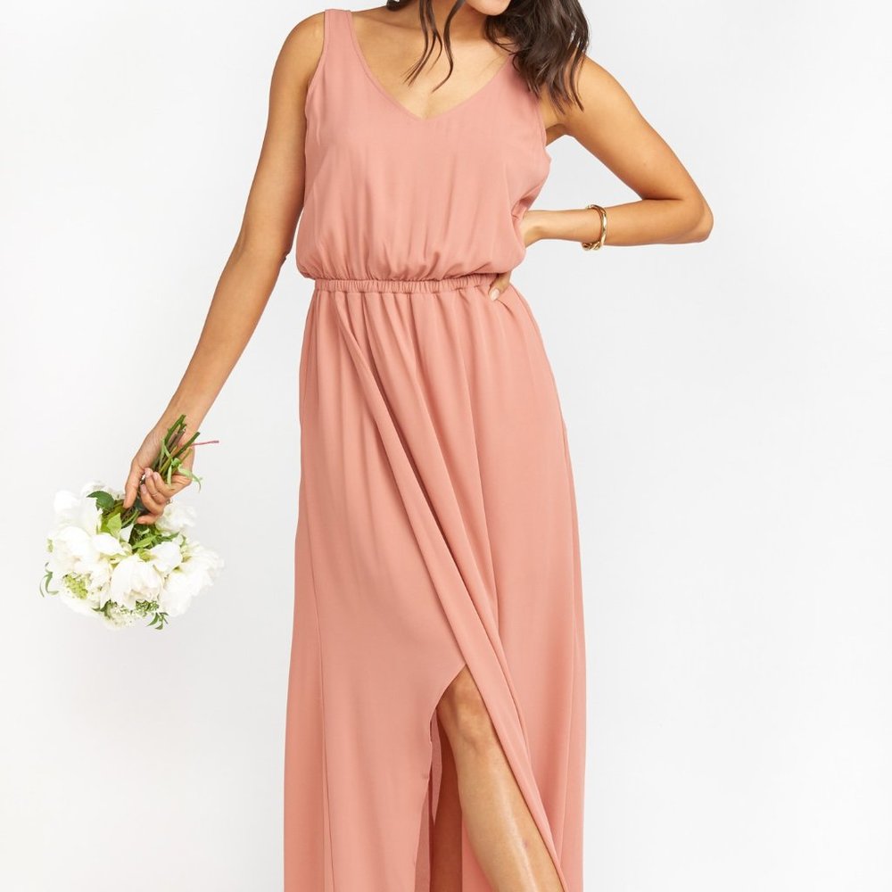 Show Me Your Mumu Kendall Maxi Rustic Mauve Crisp
